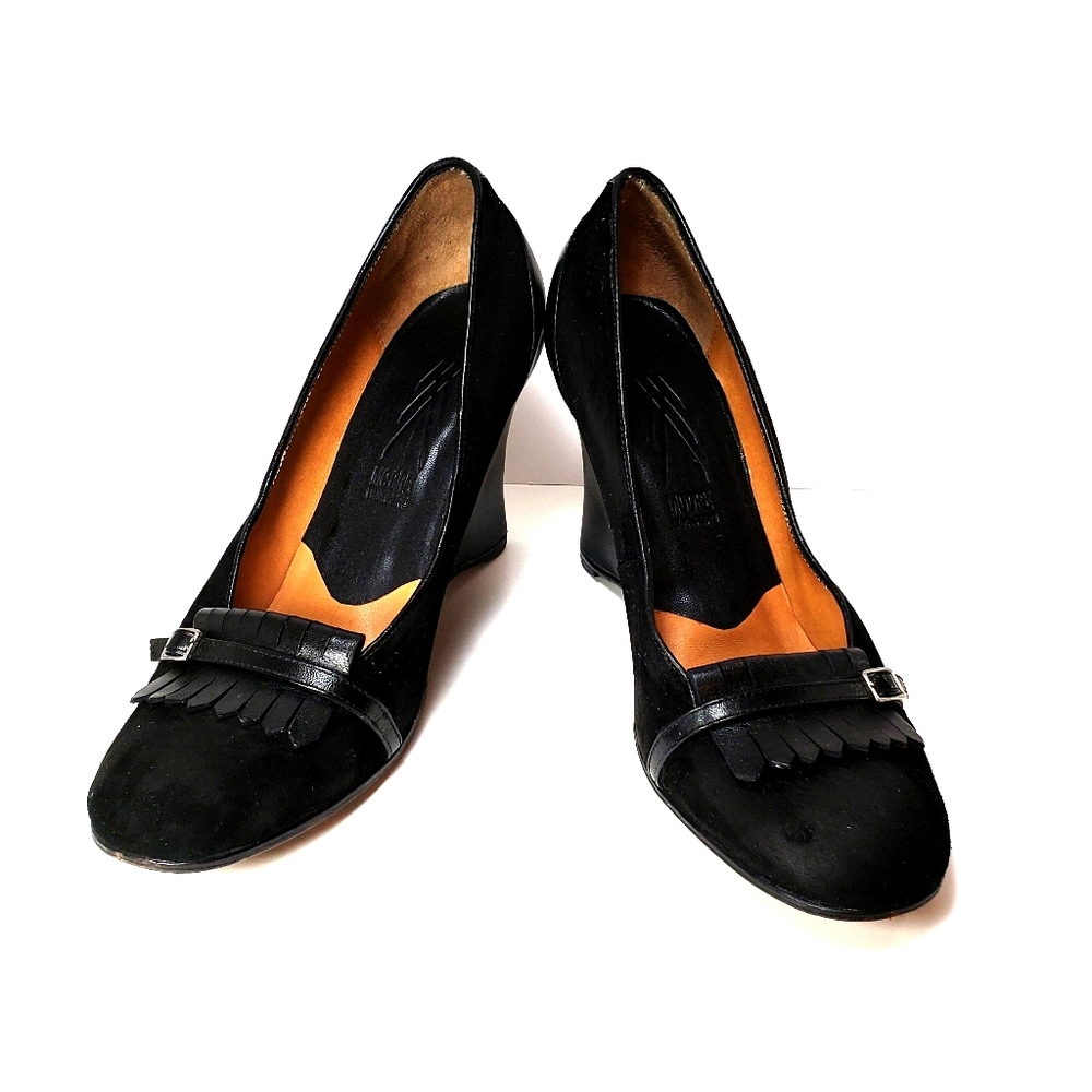 Moore Lima Peru custom  made Leather Wedges